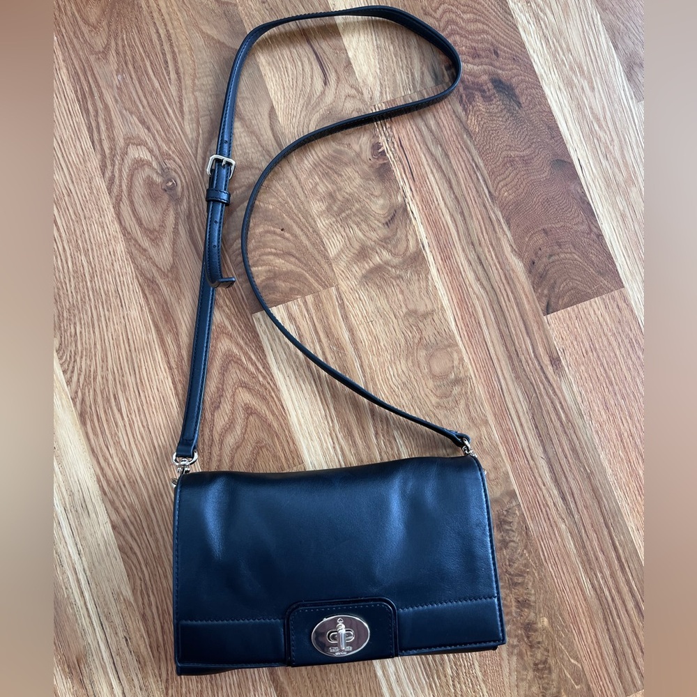 Kate Spade Leather Turnlock Crossbody